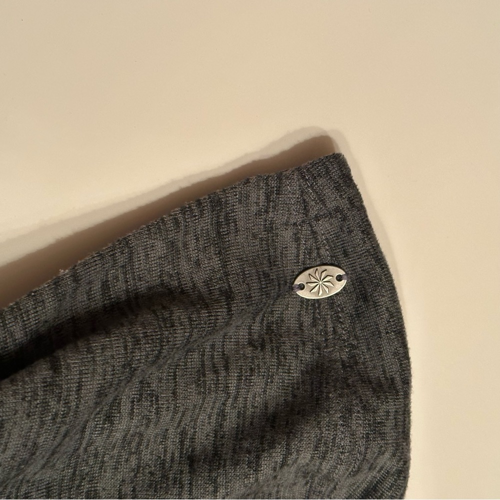 Athleta Womens Hoodie top Sz Small Grey Heather VGC - Picture 5 of 10
